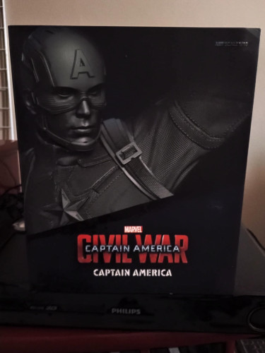 Action Figures Iron Studios Captain America: Civil War Captain America 1/10 Art Scale Statue - Captain America: Civil War - #