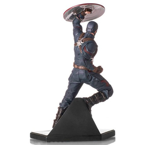 Action Figures Iron Studios Captain America: Civil War Captain America 1/10 Art Scale Statue - Captain America: Civil War - #