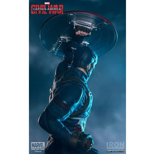 Action Figures Iron Studios Captain America: Civil War Captain America 1/10 Art Scale Statue - Captain America: Civil War - #