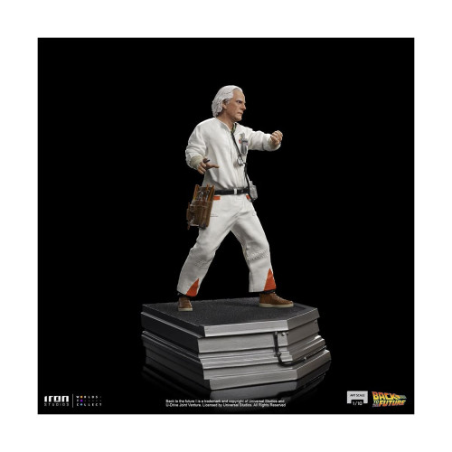 Action Figures Doc Brown Back To The Future Art Scale 1/10 Iron Studios - Back To The Future - #