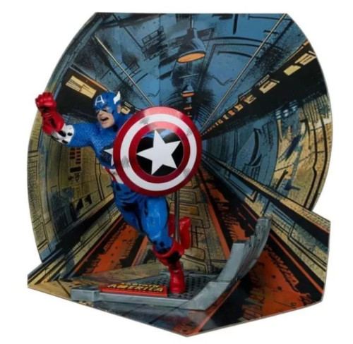 Figura Capitão América - Marvel Comics - 1/10 Scale - McFarlane Marvel Comics # - Produto Original