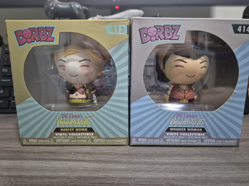 Funko Dorbz // Dc Bombshells // Harley Quinn & Wonder Woman-Dorbz-414