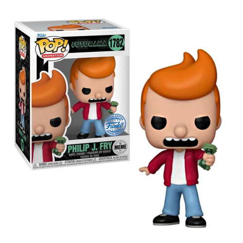 Pop! Funko Philip J. Fry Meme #1782 | Futurama- -