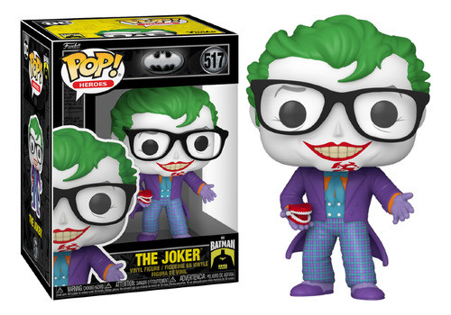 Pop! Funko Coringa Com Dentadura #517 | Dc Batman 85 Anos- -