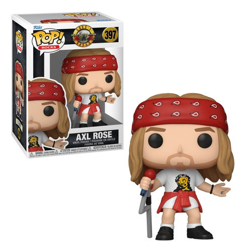 Pop! Funko Axl Rose #397 | Rocks | Guns N' Roses- -