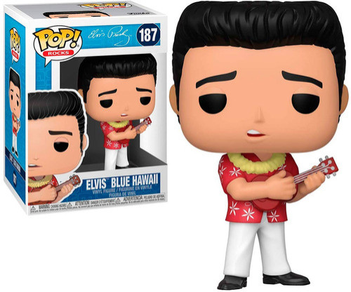 Pop! Funko Elvis Presley Blue Hawaii #187 | Rocks- -