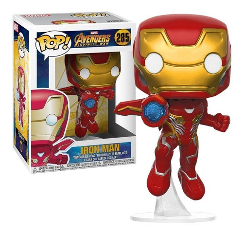 Pop! Funko Iron Man Homem De Ferro Avengers | Marvel - #285- -