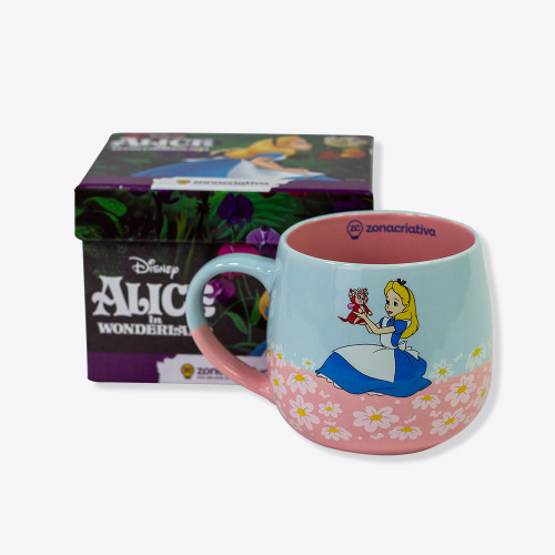 Caneca Maggie Alice | Oficial | 400 Ml | Alice no País das Maravilhas- -