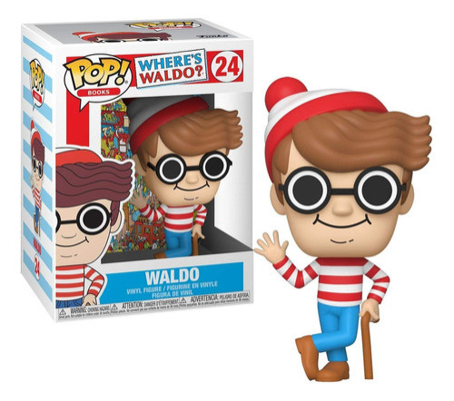 Pop! Funko Wally - Waldo #24 | Where's Waldo?- -