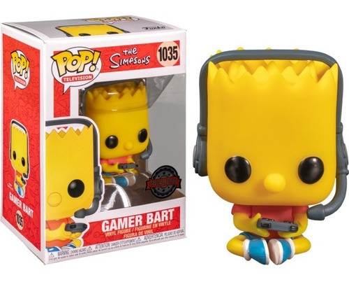 Pop! Funko Gamer Bart Special Edition  | The Simpsons #1035- -