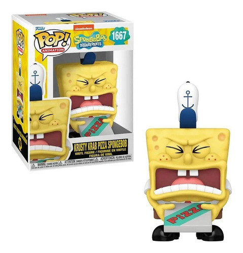 Pop! Funko Bob Esponja Pizza #1667 | Spongebob Squarepants- -