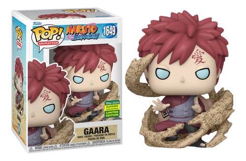 Pop! Funko Gaara Sdcc Summer Convention 2024 #1649 | Naruto- -