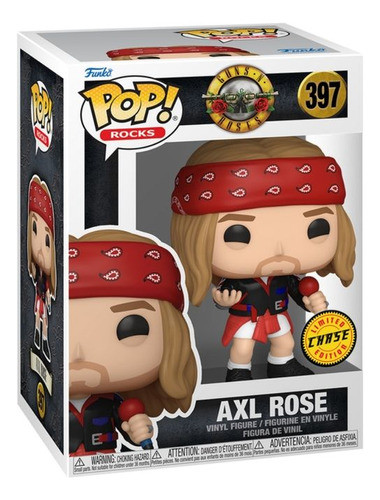 Pop! Funko Axl Rose Chase #397 | Rocks Guns N' Roses- -