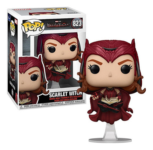 Pop! Funko Feiticeira Escarlate #823 | Wandavision | Marvel- -