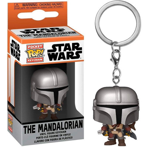 Chaveiro Pop! Funko Mando | Star Wars | The Mandalorian- -
