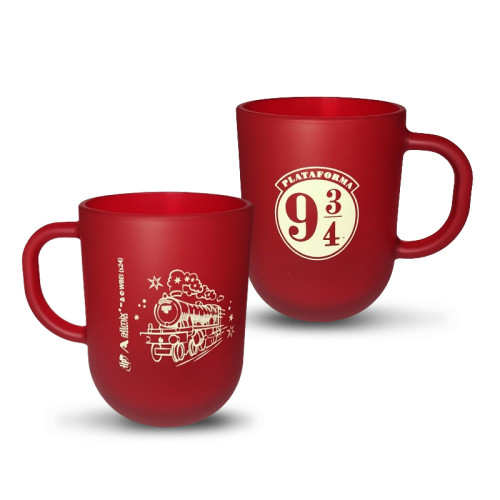 Caneca De Vidro Mundo Harry Potter | Plataforma 9 3/4- -