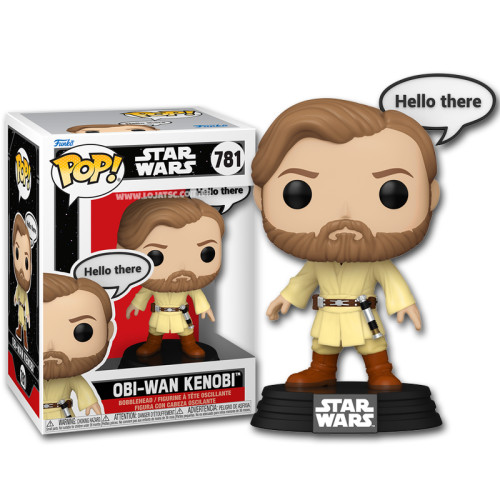 Pop! Funko Obi-wan Kenobi (Hello There) #781 | Star Wars   # - Produto Original