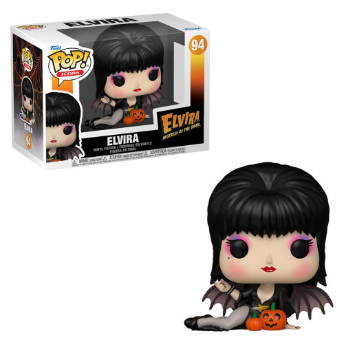 Pop! Funko Elvira e Abóboras #94 | Elvira Rainha das Trevas- -