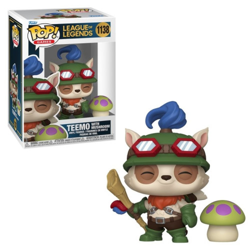 Pop! Funko Teemo com Cogumelo #1138 | League Of Legends   # - Produto Original