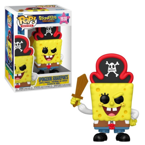 Pop! Funko Bob Esponja Pirata #1938 | Bob Esponja   # - Produto Original