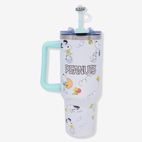 Canecão Tumbler e Pingente Snoopy Woodstock Plays | Térmico   # - Produto Original