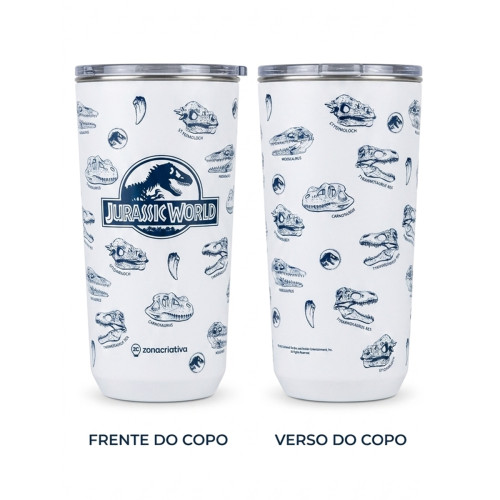 Copo Viagem Térmico Sky Jurassic World | Jurassic Park   # - Produto Original