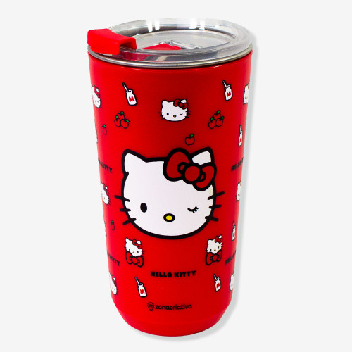 Copo Viagem Térmico Sky Hello Kitty | Sanrio   # - Produto Original