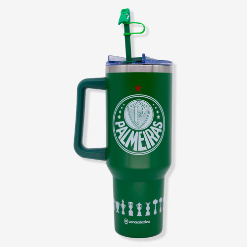 Canecão Tumbler e Pingente Palmeiras | Térmico | Futebol   # - Produto Original