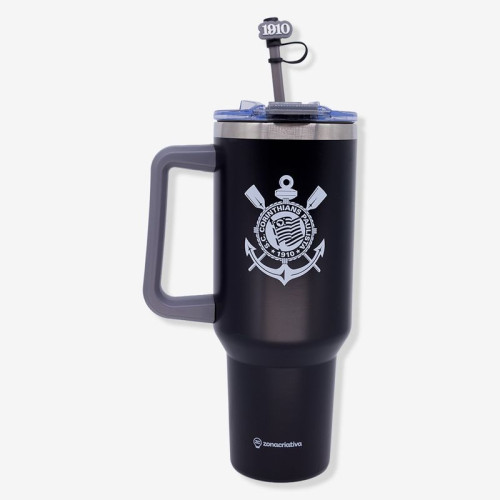 Canecão Tumbler e Pingente Corinthians | Térmico | Futebol   # - Produto Original