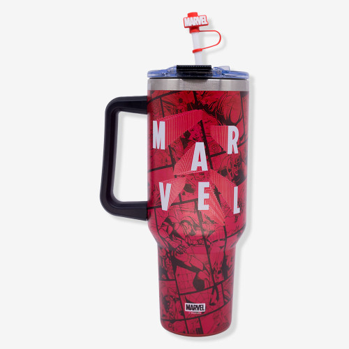 Canecão Tumbler e Pingente Marvel | Térmico | Marvel   # - Produto Original