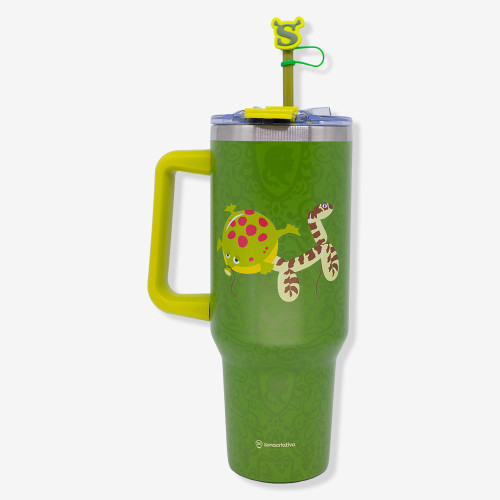 Canecão Tumbler e Pingente Shrek Lovers | Térmico | Shrek   # - Produto Original