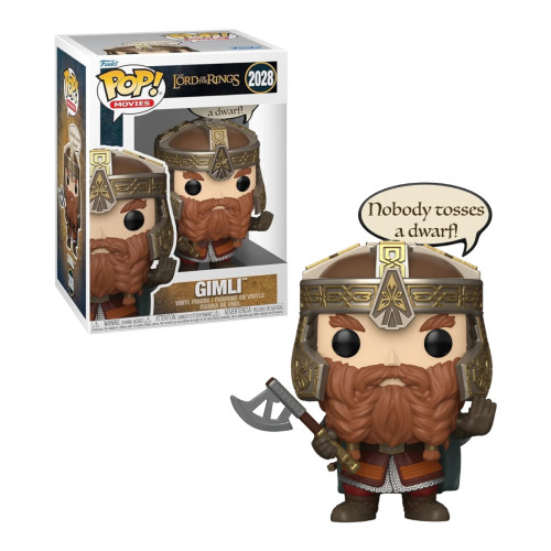 Pop! Funko Gimli Sayings #2028 | Lotr | Senhor dos Anéis Senhor Dos Anéis #2 - Produto Original