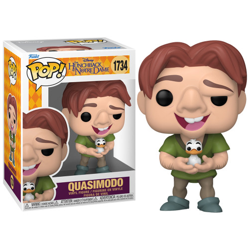 Pop! Funko Quasimodo e Pato #1734 | Corcunda de Notre Dame   # - Produto Original
