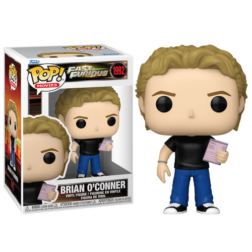 Pop! Funko Brian O' Conner #1992 | Velozes e Furiosos   # - Produto Original