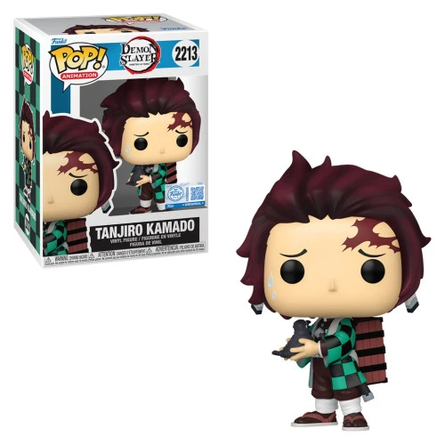 Pop! Funko Tanjiro Kamado com Corvo #2213 | Demon Slayer