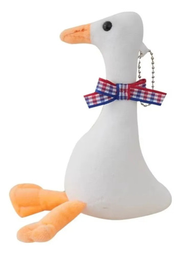 Chaveiro Pelúcia Pato com Laço | Brinquedo Pelúcia | Fofo   # - Produto Original