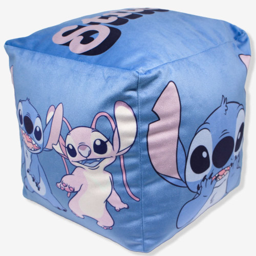 Almofada Stitch e Angel Cubo | Disney | Lilo & Stitch   # - Produto Original