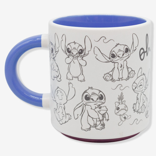 Caneca Grafite Stitch | 500ml | Disney- -