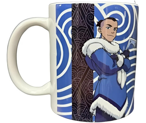 Caneca Sokka | 350 Ml | Avatar A Lenda de Aang   # - Produto Original