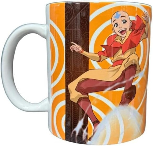 Caneca Avatar Aang | 350 Ml | Avatar A Lenda de Aang   # - Produto Original