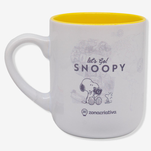 Caneca Mug Snoopy | Oficial | 400 Ml | Peanuts   # - Produto Original