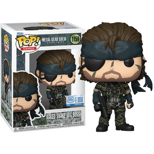 Pop! Funko Naked Snake Big Boss #1159 | Metal Gear Solid   # - Produto Original
