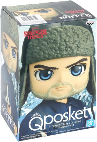 Figure Stranger Things - Hopper - Q Posket Vol.4 Ref.: 18484/11879 - Bandai Banpresto - Stranger Things - #