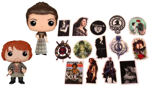 14 Adesivos Impermeáveis + 2 ímãs Geladeira Coleção Outlander Outlander # - Produto Original