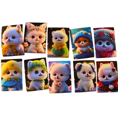 10 Adesivos Impermeáveis Coleção Gatinhos Animais # - Produto Original