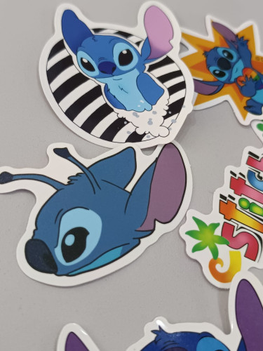 15 Adesivos Impermeáveis Coleção  Lilo & Stitch - Lilo & Stitch - #