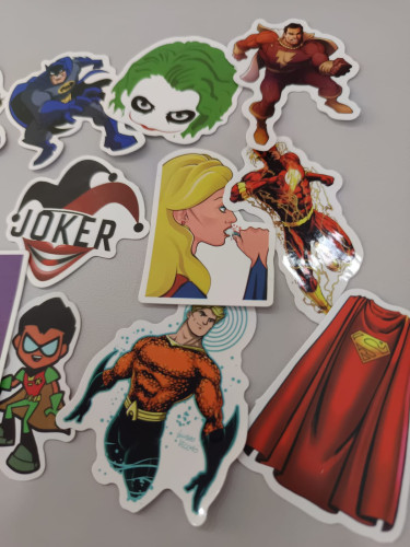 15 Adesivos Impermeáveis Coleção DC Comics - Dc Comics - #