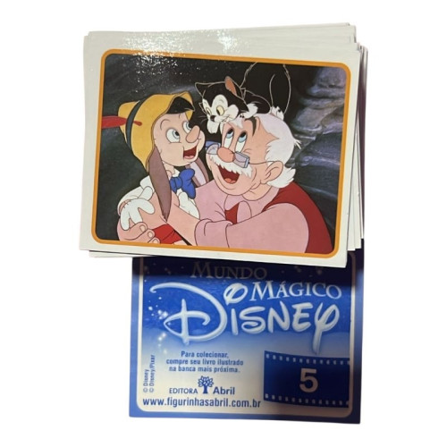 150 figurinhas album o mundo mágico disney editora abril Disney # - Produto Original