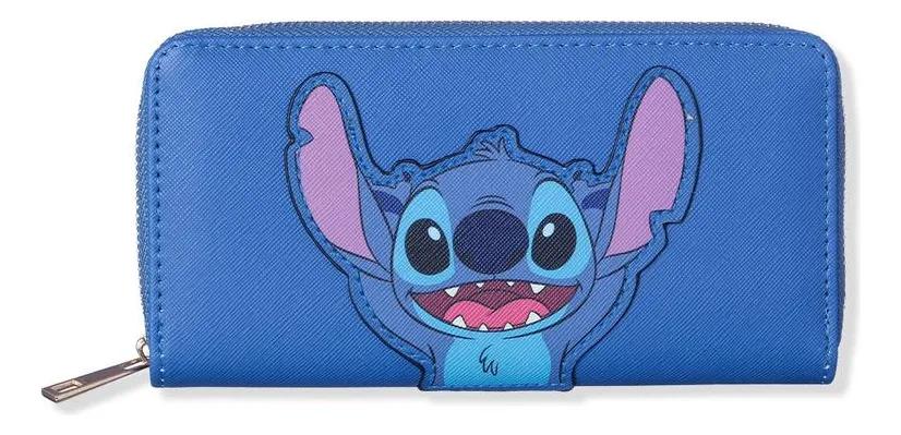 Funko Pop Carteira Stitch Bordada Com Ziper - Lilo E Stitch - Funko Pop FUNKO POP #0 - Produto Original
