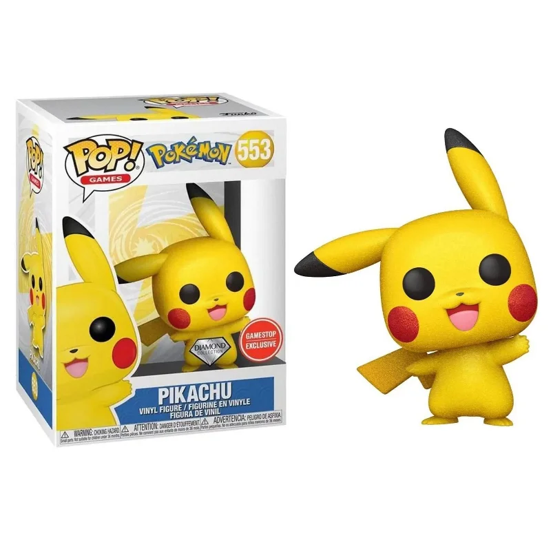 Funko Pop! Pikachu 553 Diamond Exclusivo Pokémon- -
